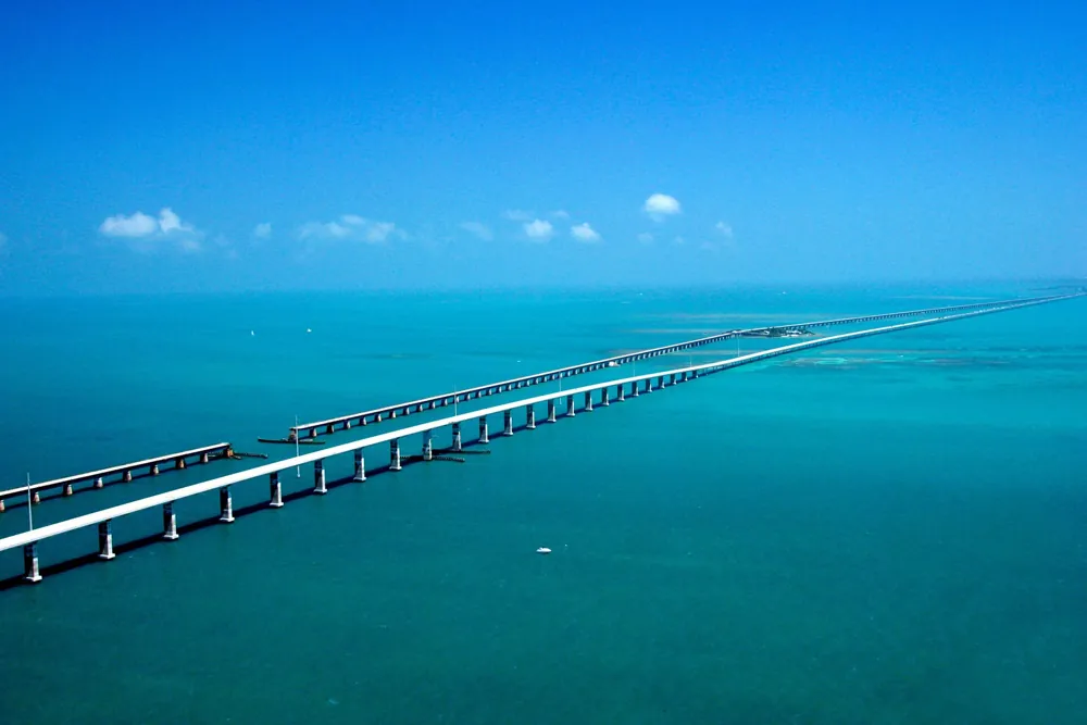 Seven Mile Bridge in den Florida Keys